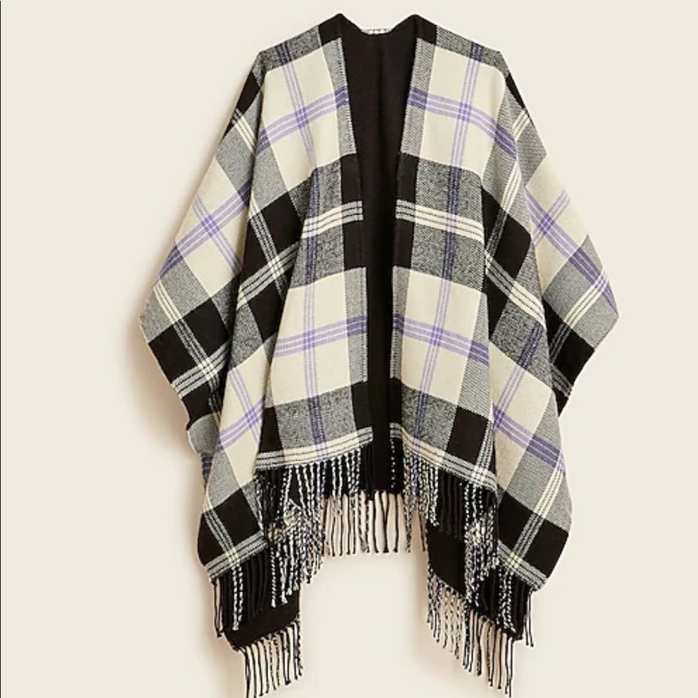 Brand New - J. Crew Reversible Poncho